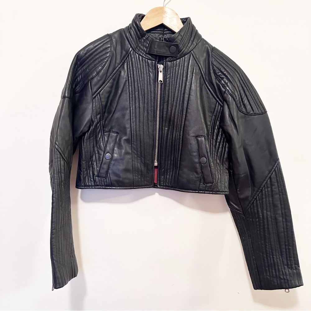 Free People We The Free Trixie Mini Moto Jacket - Picture 8 of 13